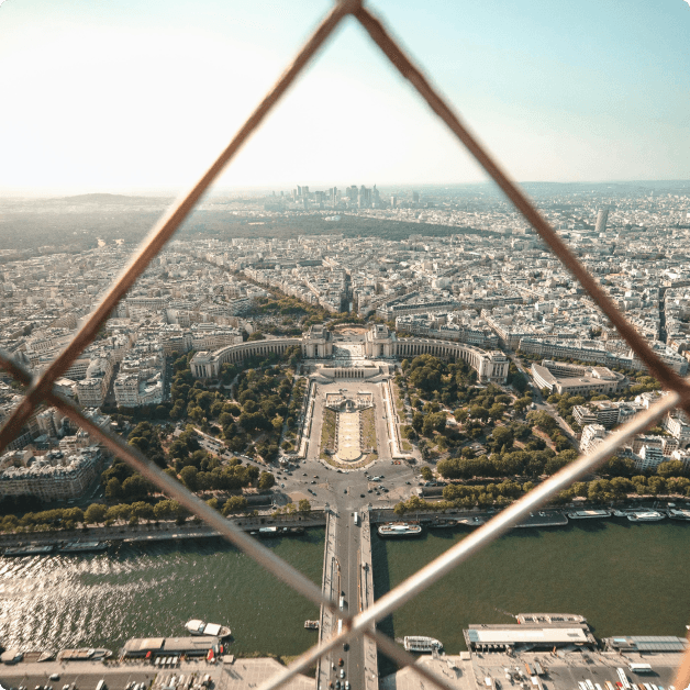 vue de la tour Eiffel